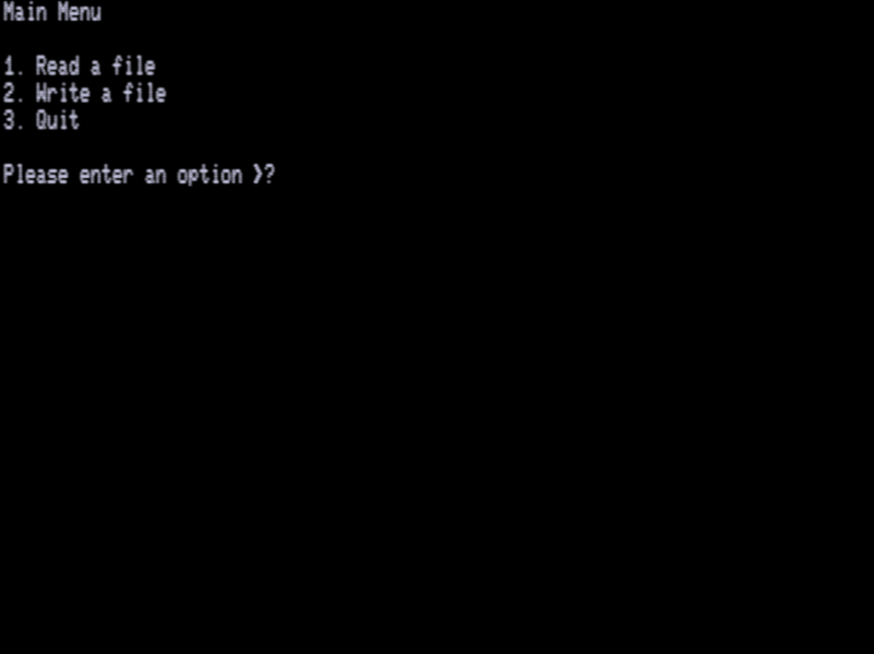 Screen shot
